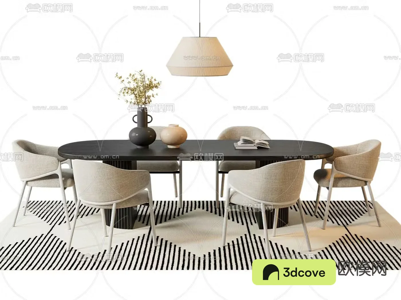 Medieval style dining table and chairs