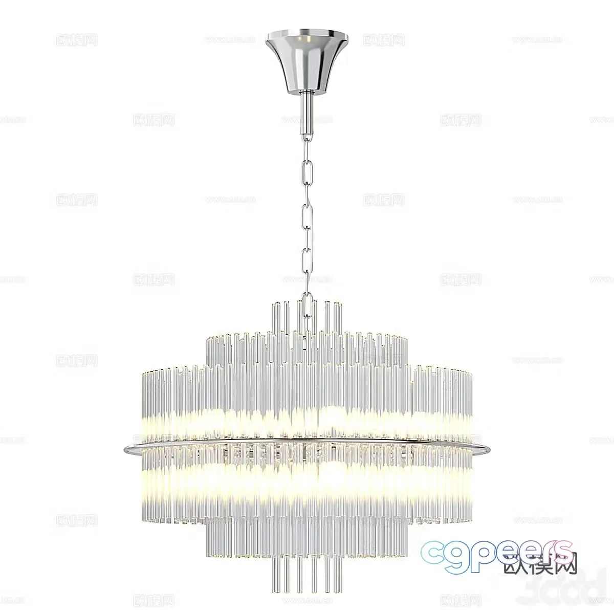 Crystal Chandelier 3d Model