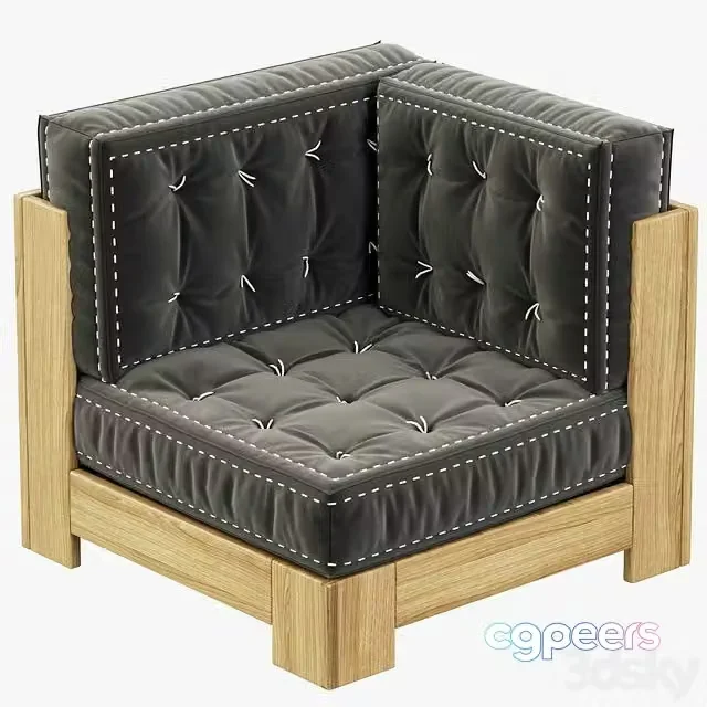 3ds Max Free – RH Teen Callum Corner Chair