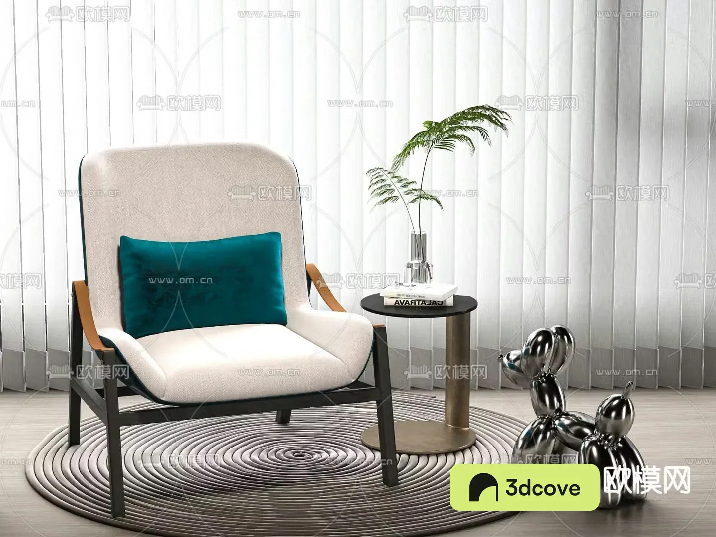 New Chinese style leisure chair
