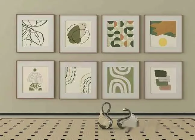 Abstract Art Collection 3D Model – 5080 – VRAY Render