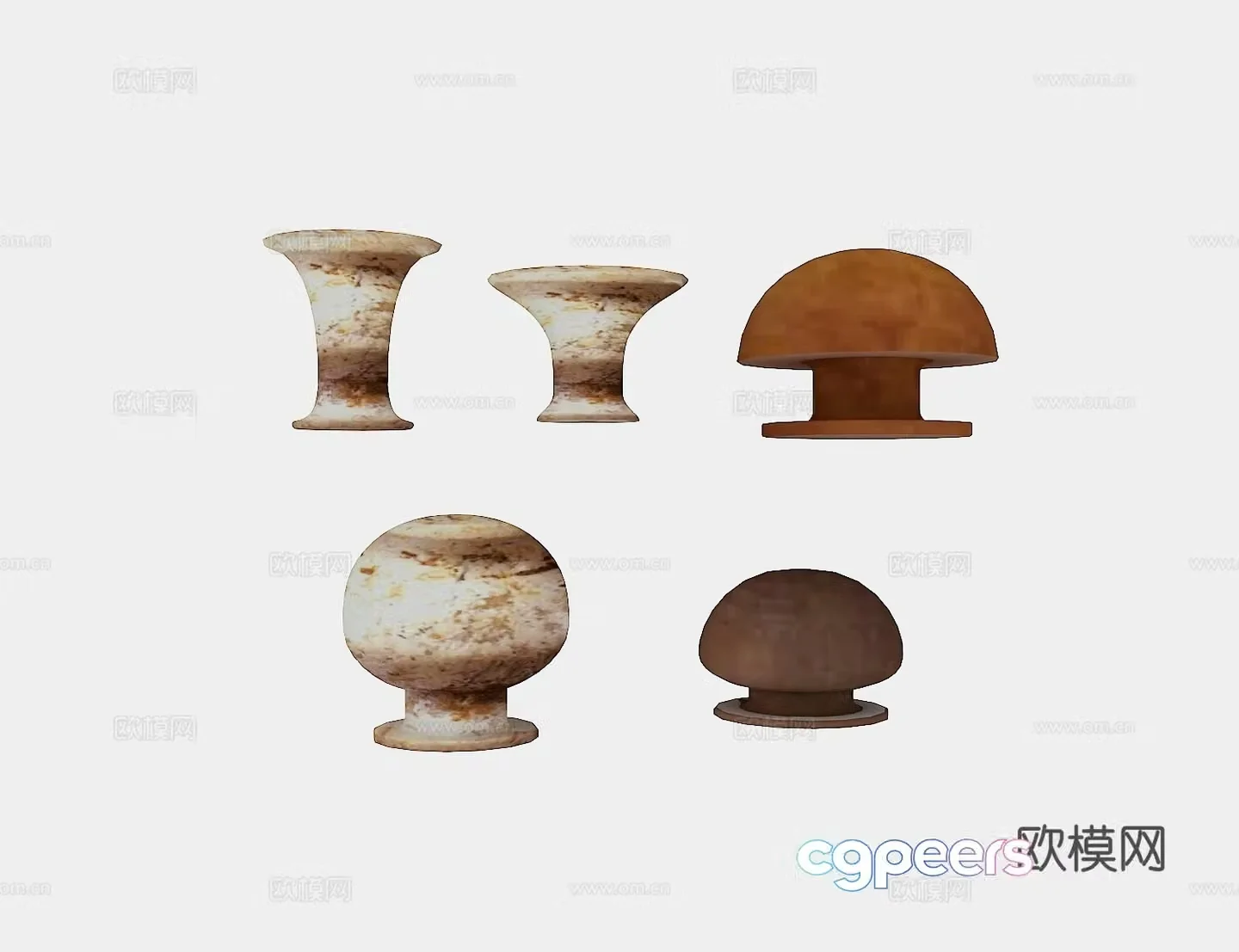 Cultural Relics Jade Stone Artifacts Ancient Cultural Relics 3D Model