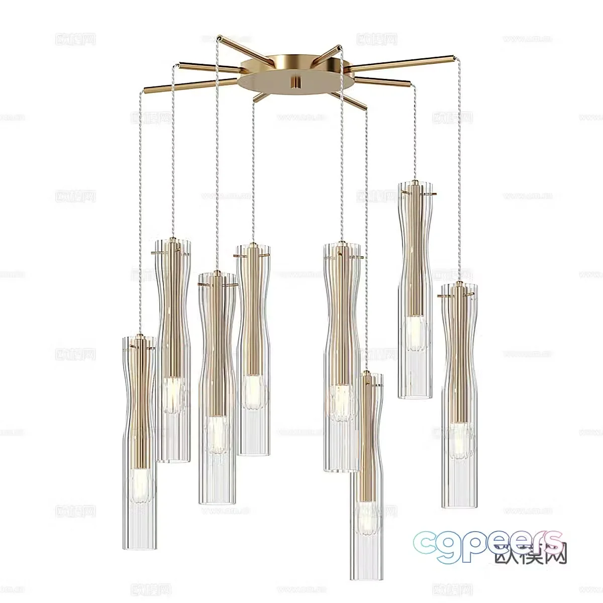 Crystal Chandelier 3d Model