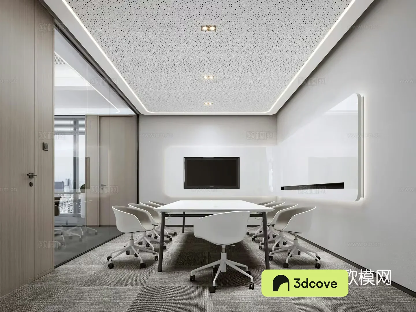 Modern office meeting room