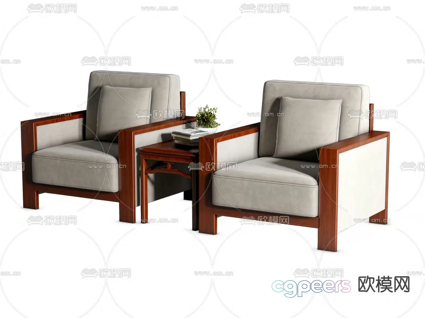 Office sofa VIP sofa reception sofa 3d model