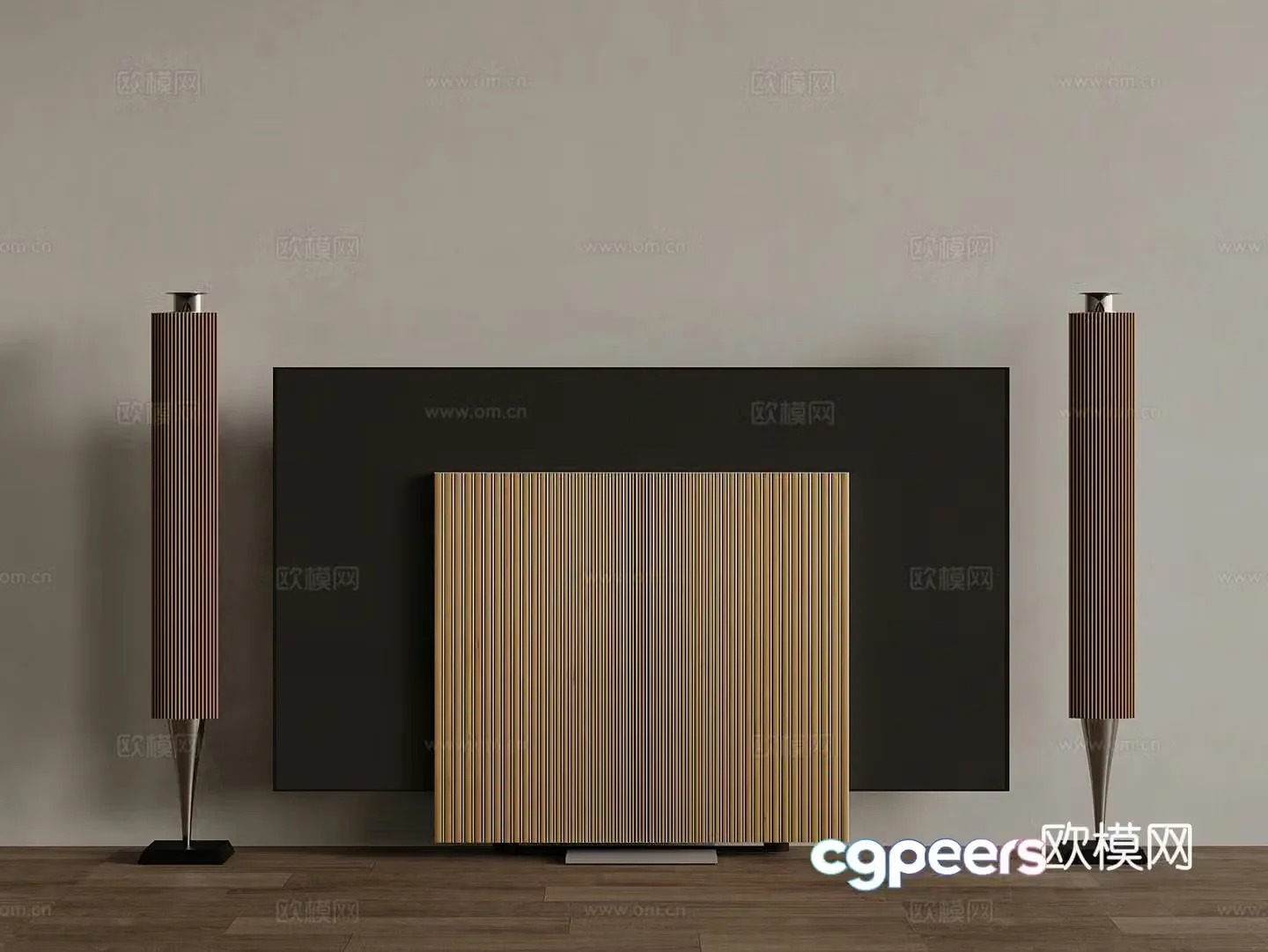 Modern folding TV 3d model