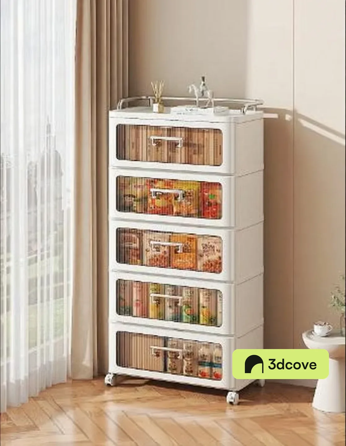White Storage Unit