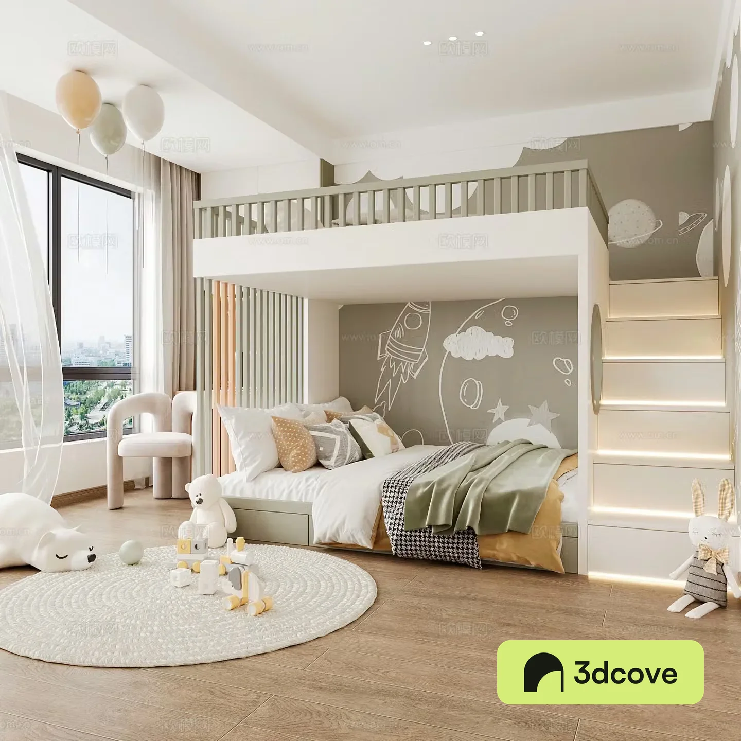 Modern children’s room children’s room