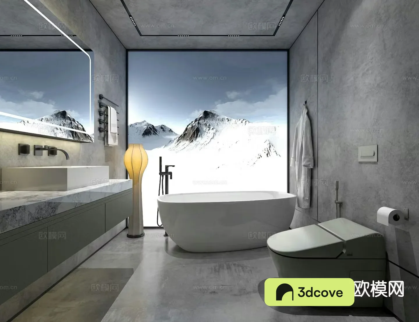 Simple bathroom