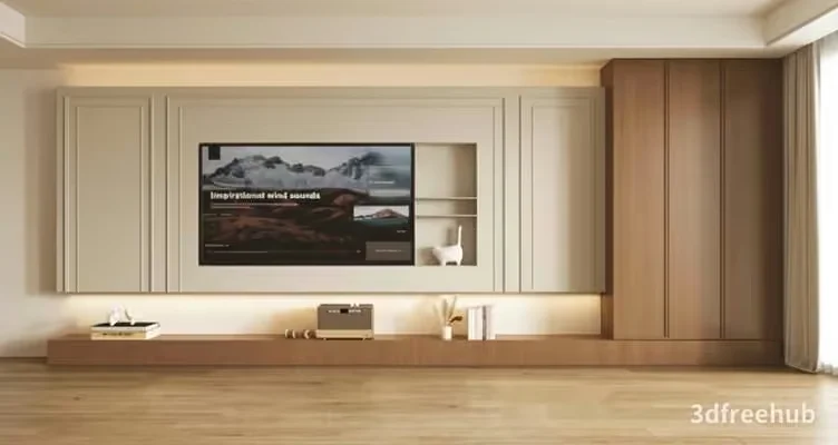 Modern Living Room 3D Model – 22711 – VRAY Render