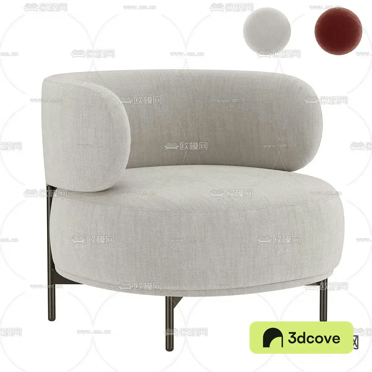Akkiko lounge modern sofa chair leisure chair