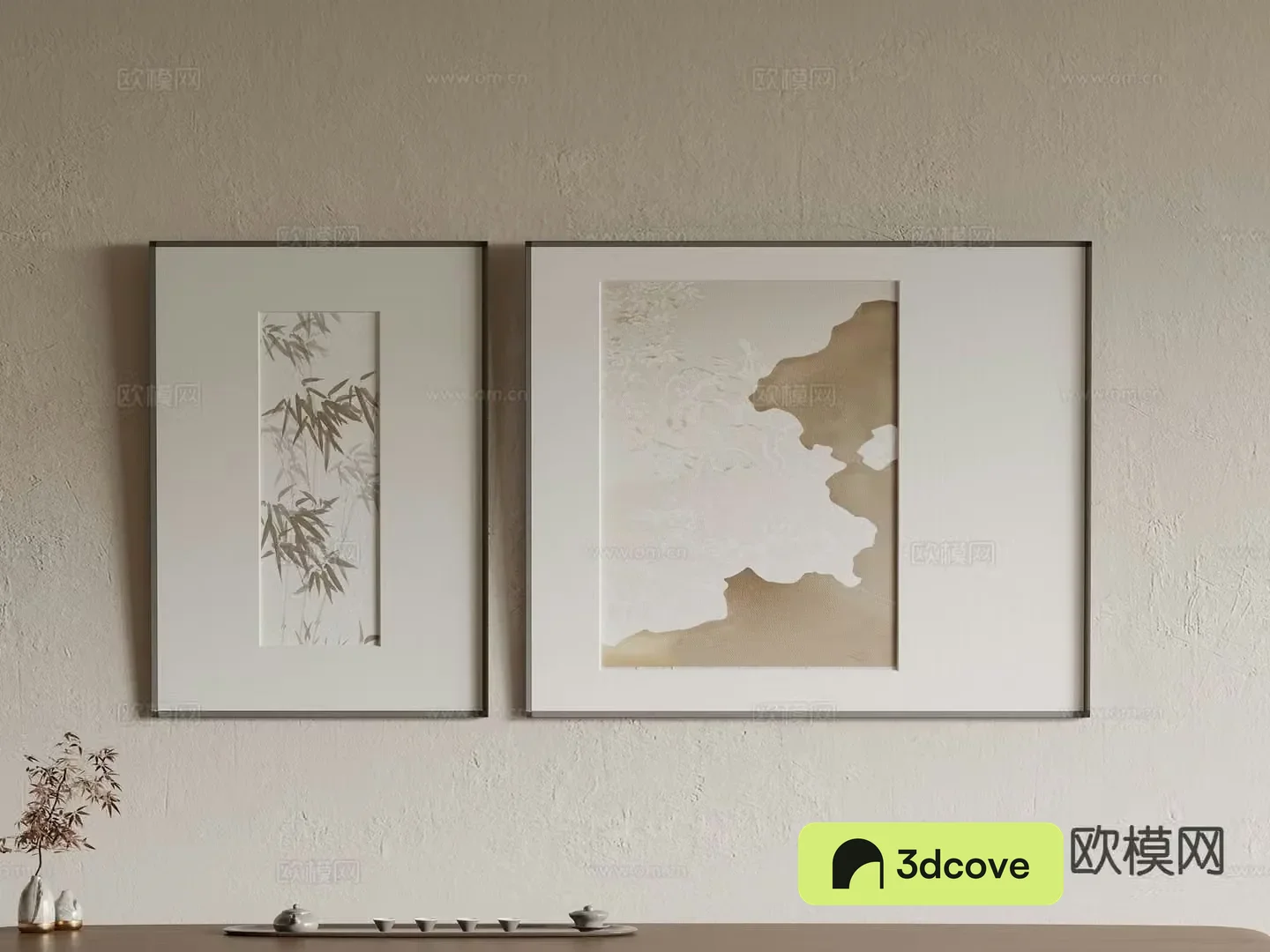 New Chinese Art Painting Texture Painting Decorative Painting
