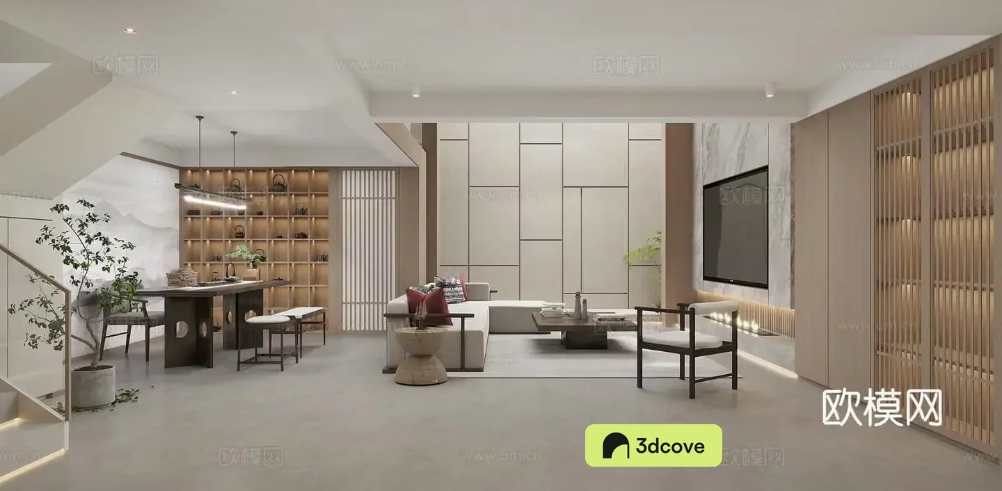Modern villa living room