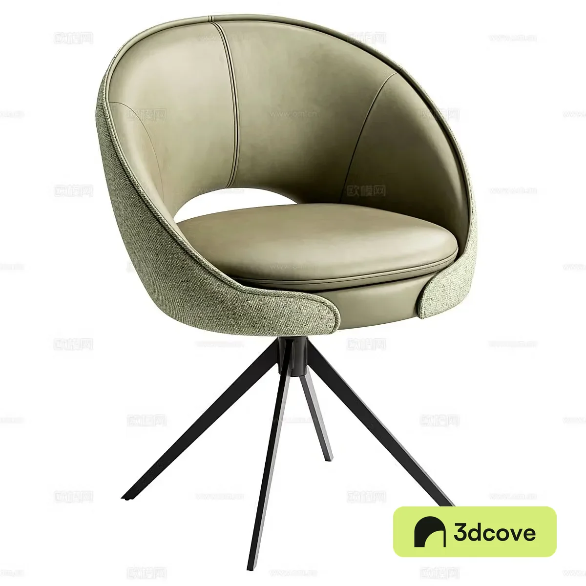 Modern Italian light luxury Anabel chair