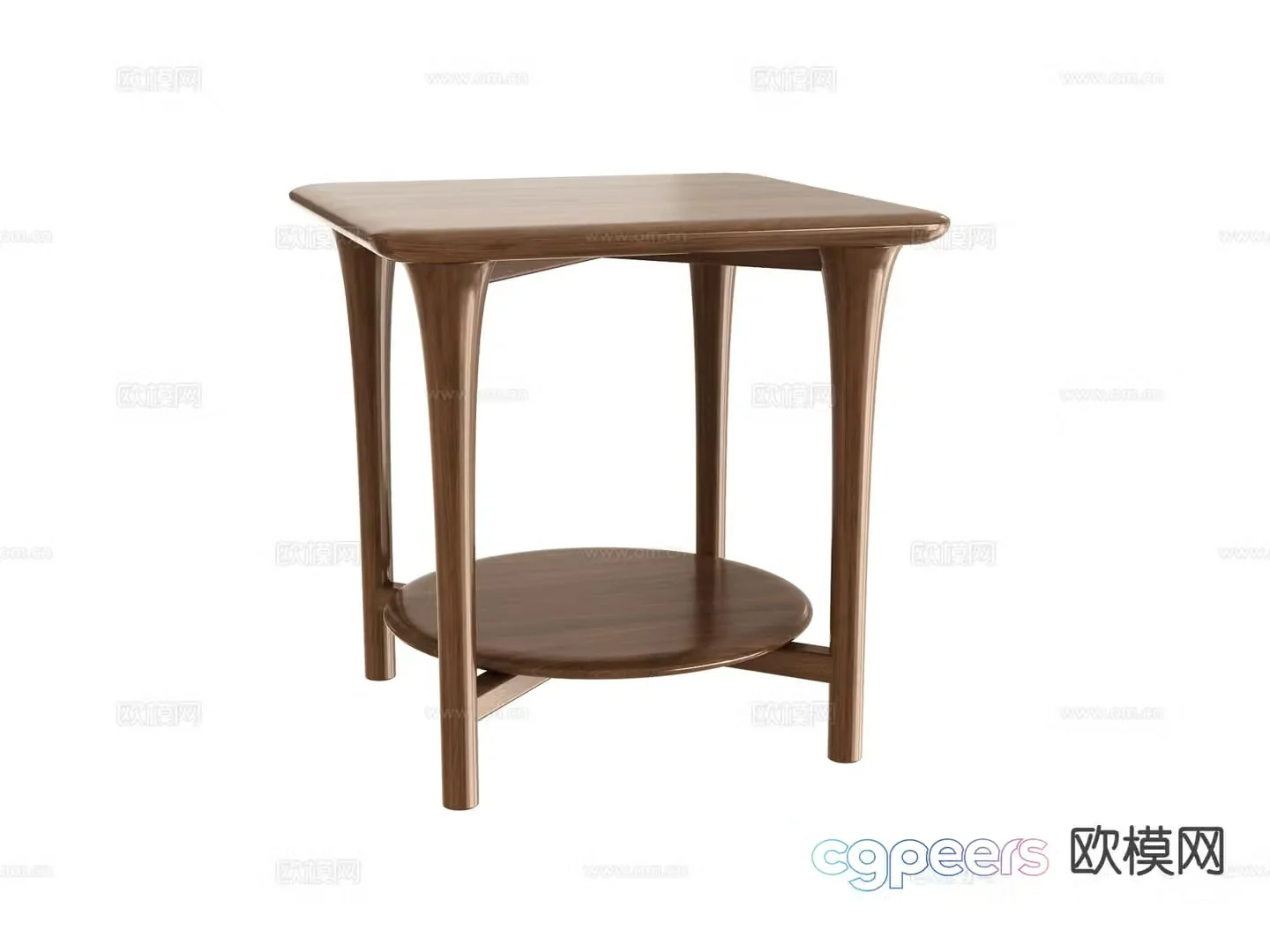 Side table corner table 3d model
