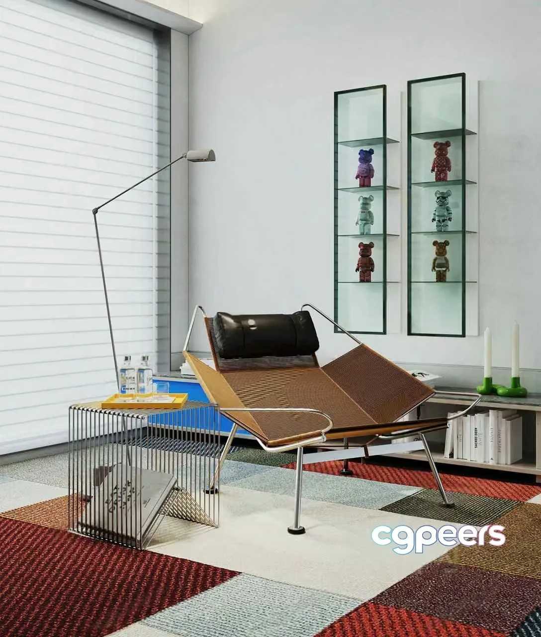 Modern Living Room 3D Model – 20284 – VRAY Render