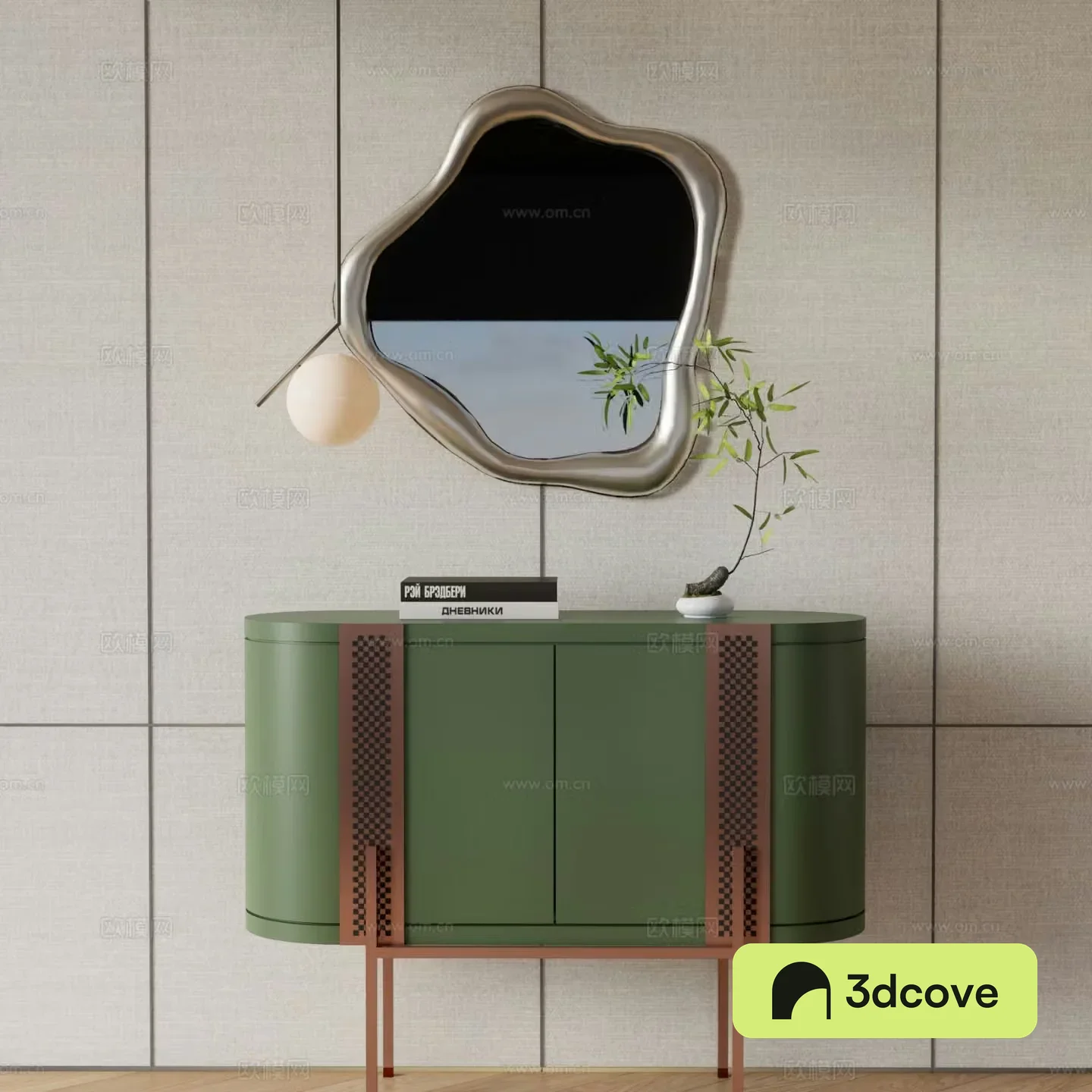 Modern entryway cabinet side cabinet