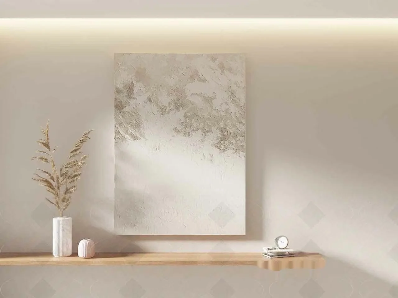 Modern Minimalist Shelf 3D Model – 9468 – VRAY Render