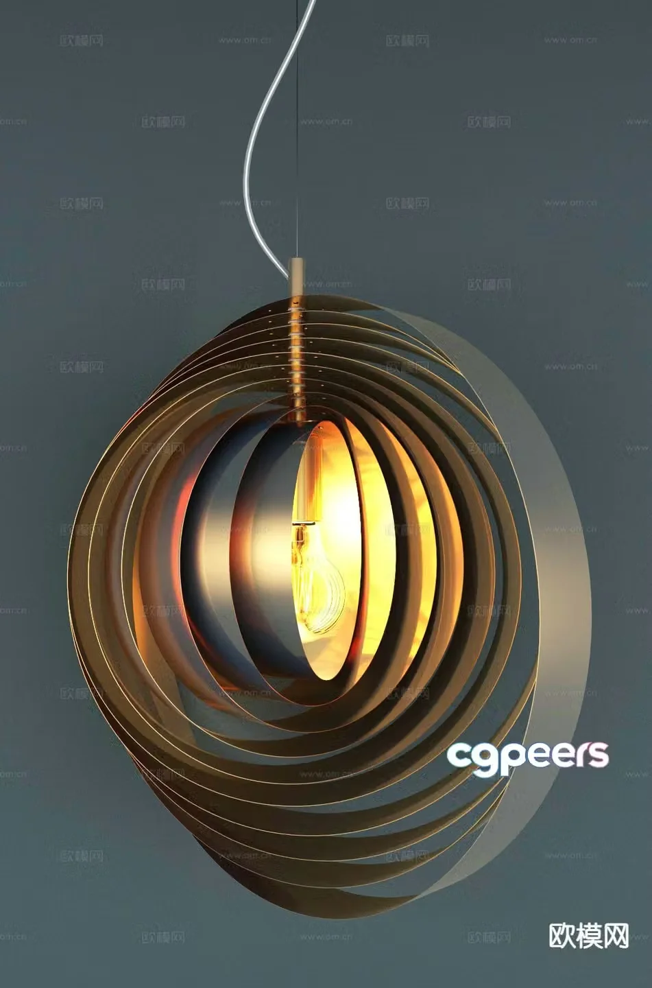 Creative chandelier art chandelier 3d model