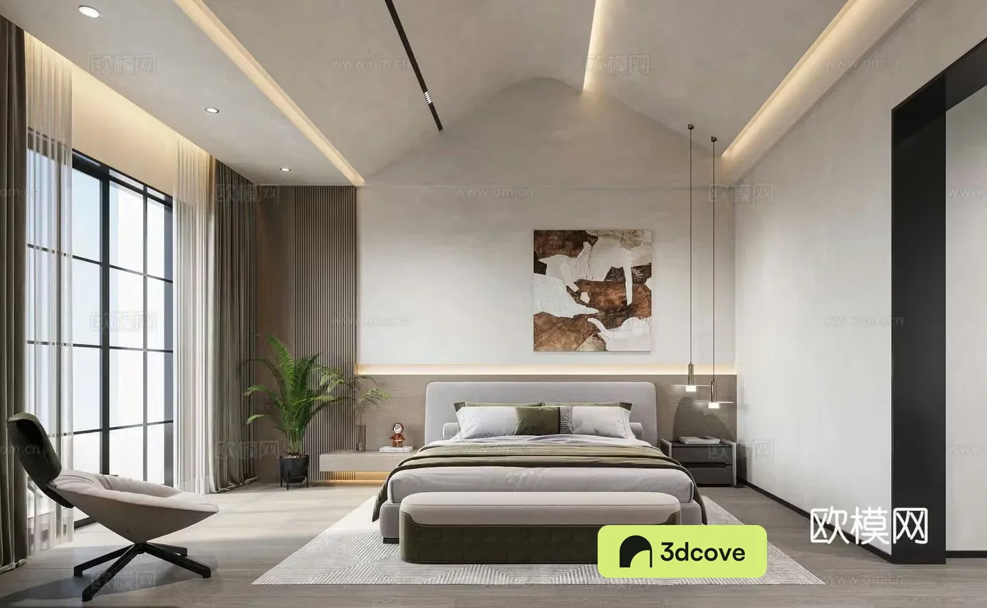 Modern bedroom