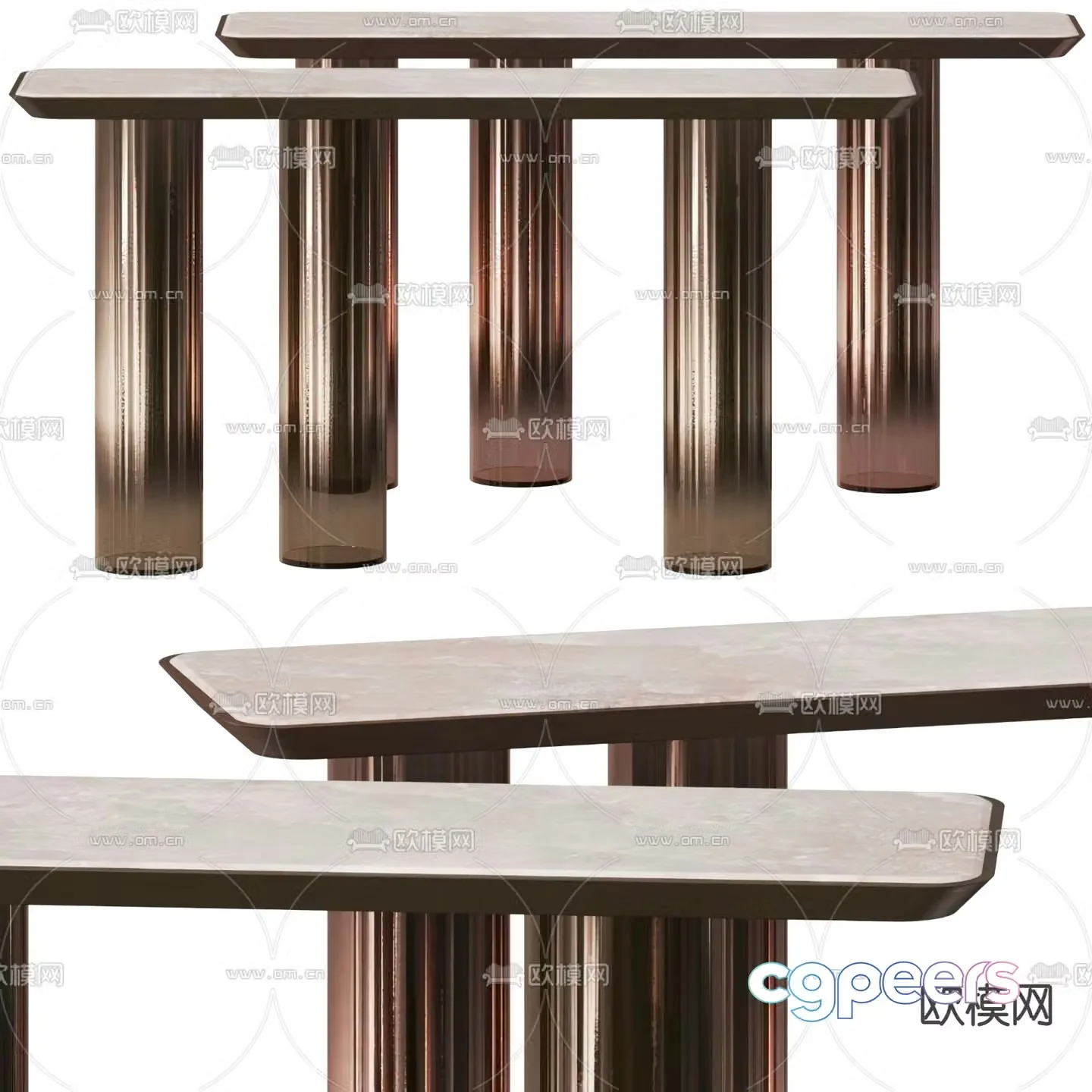 BAXTER light luxury 3D model