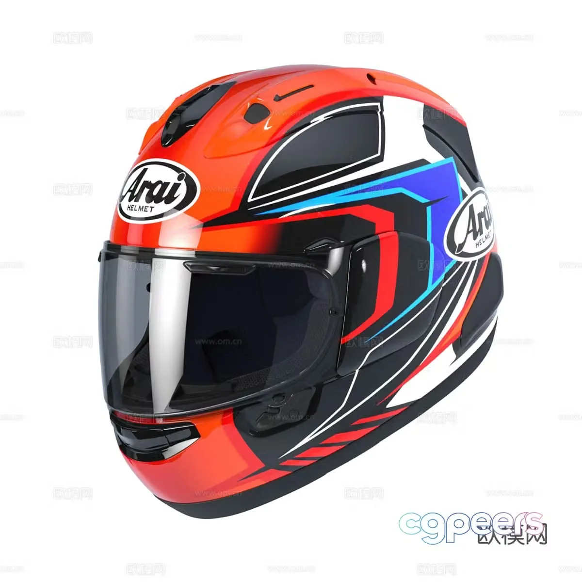 3d model of helmet