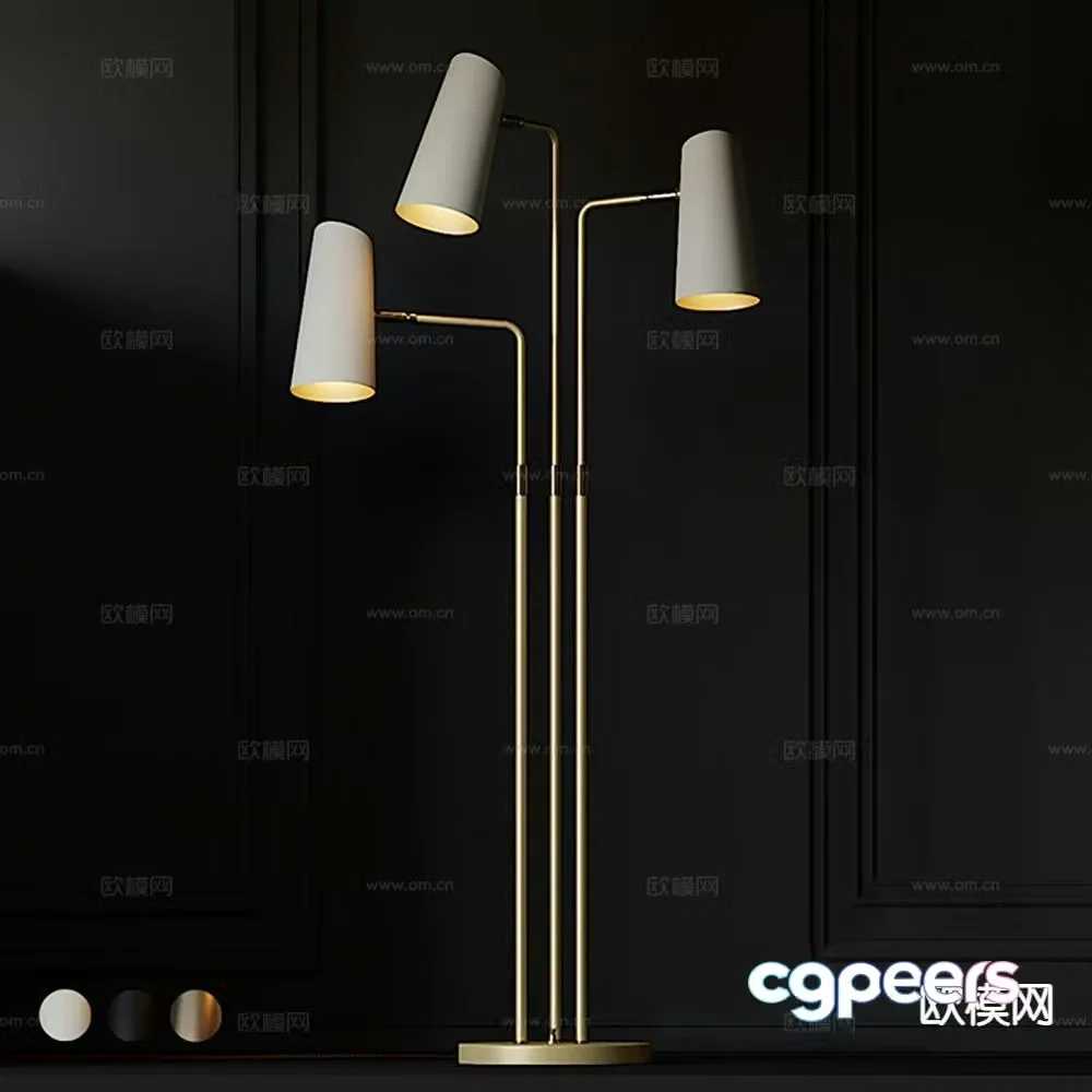 Italian floor lamp lighting lamp art lamp 3d model
