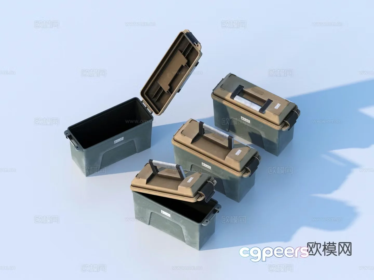 Hardware mechanical parts cabin components 3D model