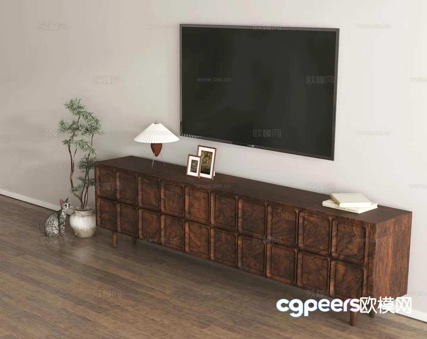 Modern TV cabinet 3d model