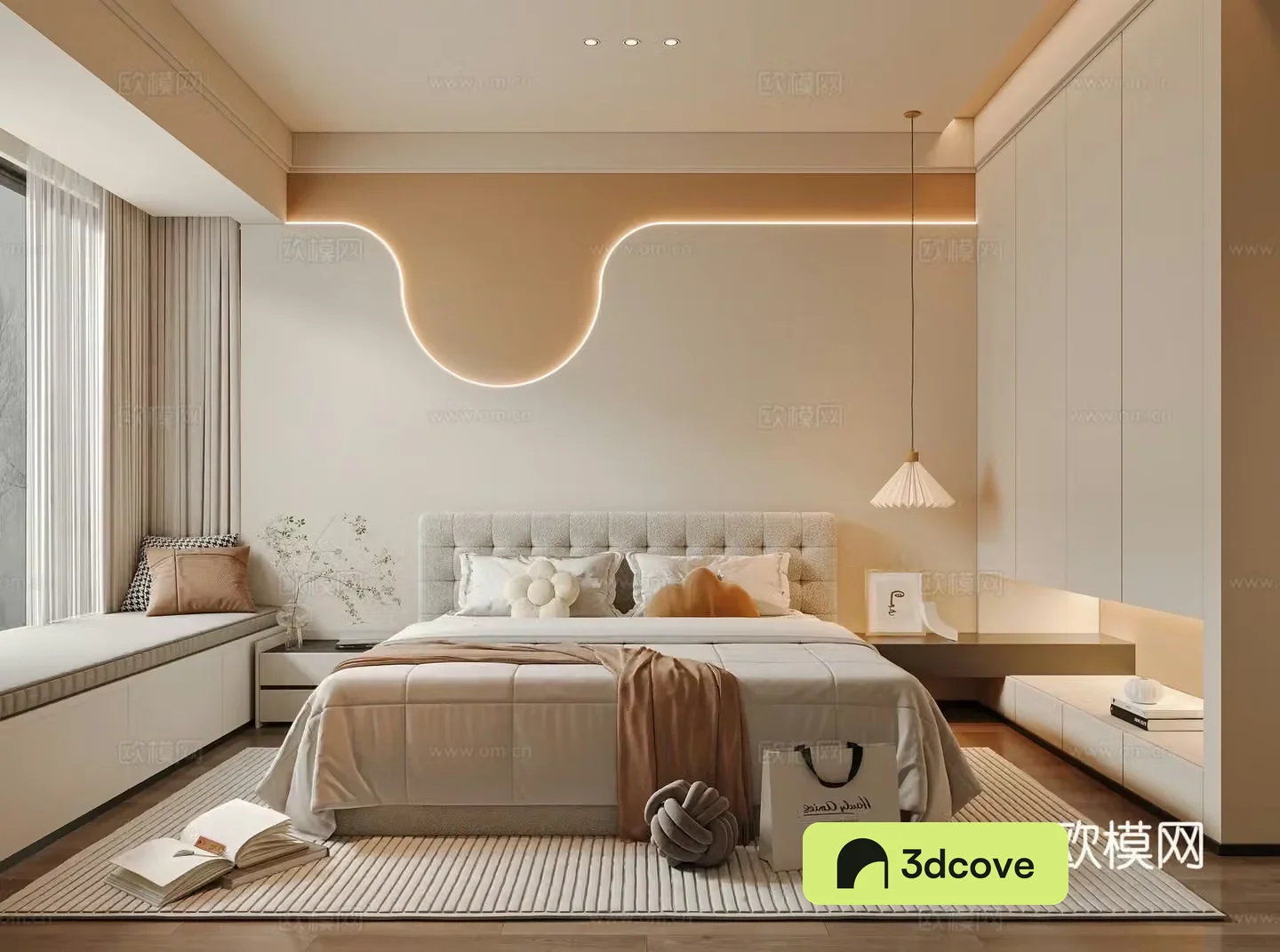 Creamy Bedroom Master Bedroom