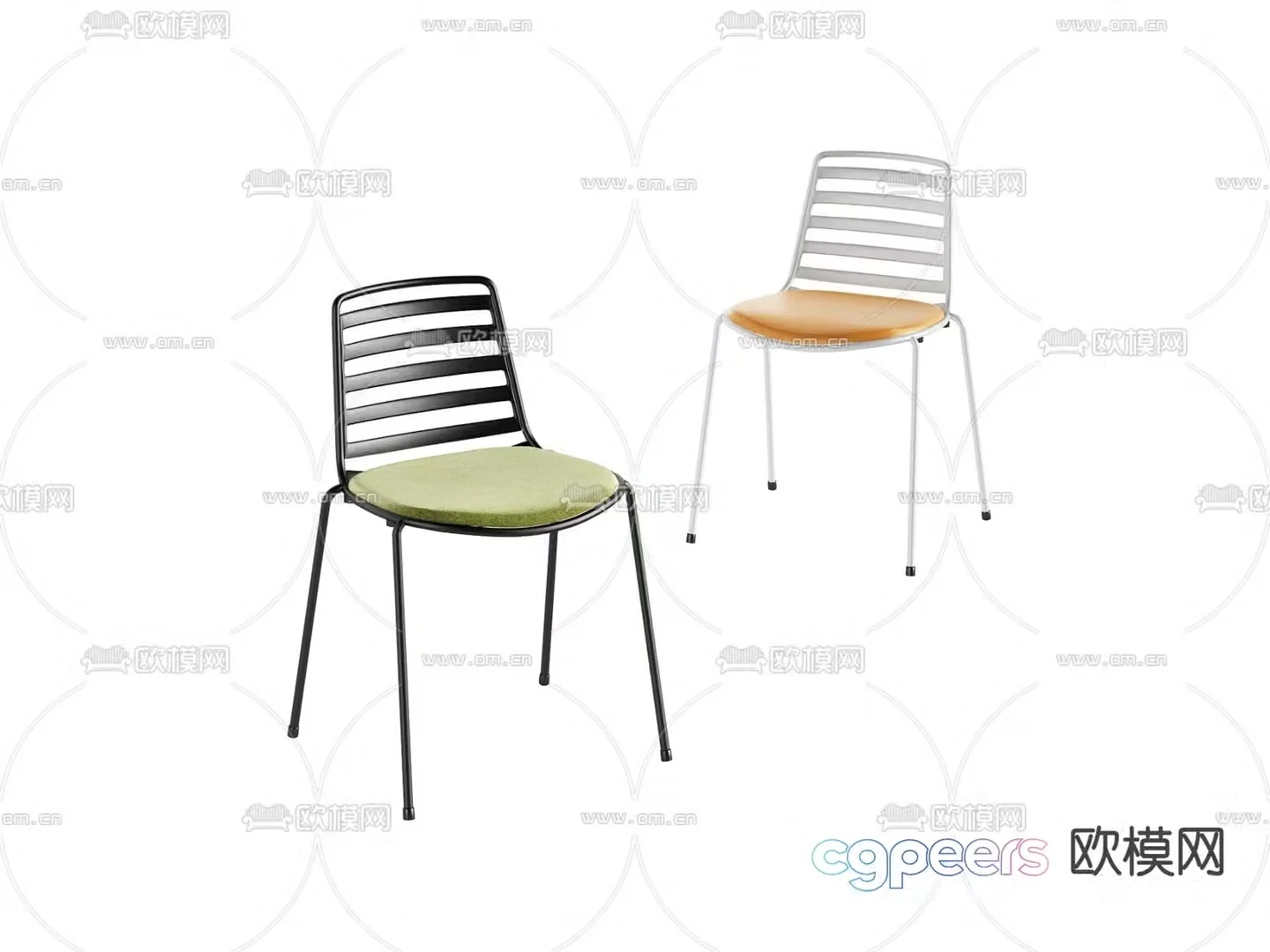 Modern seats leisure chairs single chairs 3d model