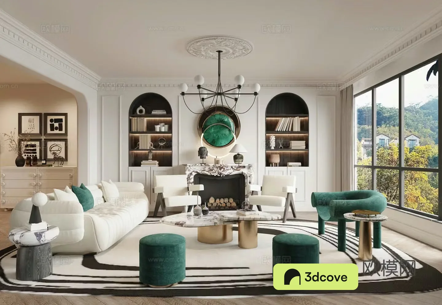 French living room