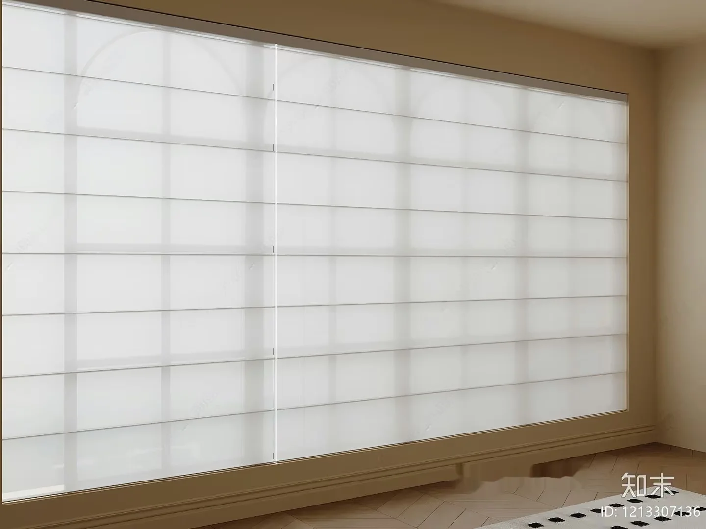 Modern Window Blinds 3D Model – 6579 – VRAY Render