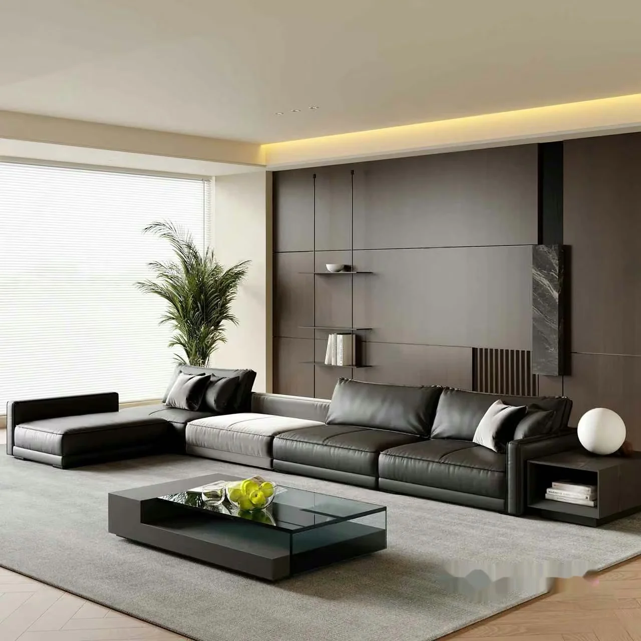 Modern Living Room 3D Model – 4167 – CORONA Render