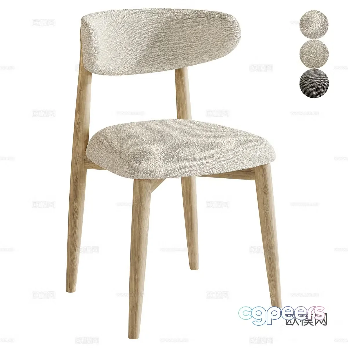 New Chinese Thorvall chair 3d model