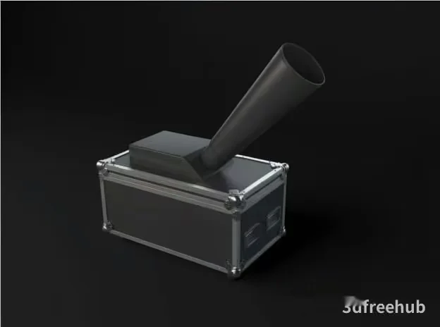 Black 3D Printer 3D Model – 19897 – VRAY Render