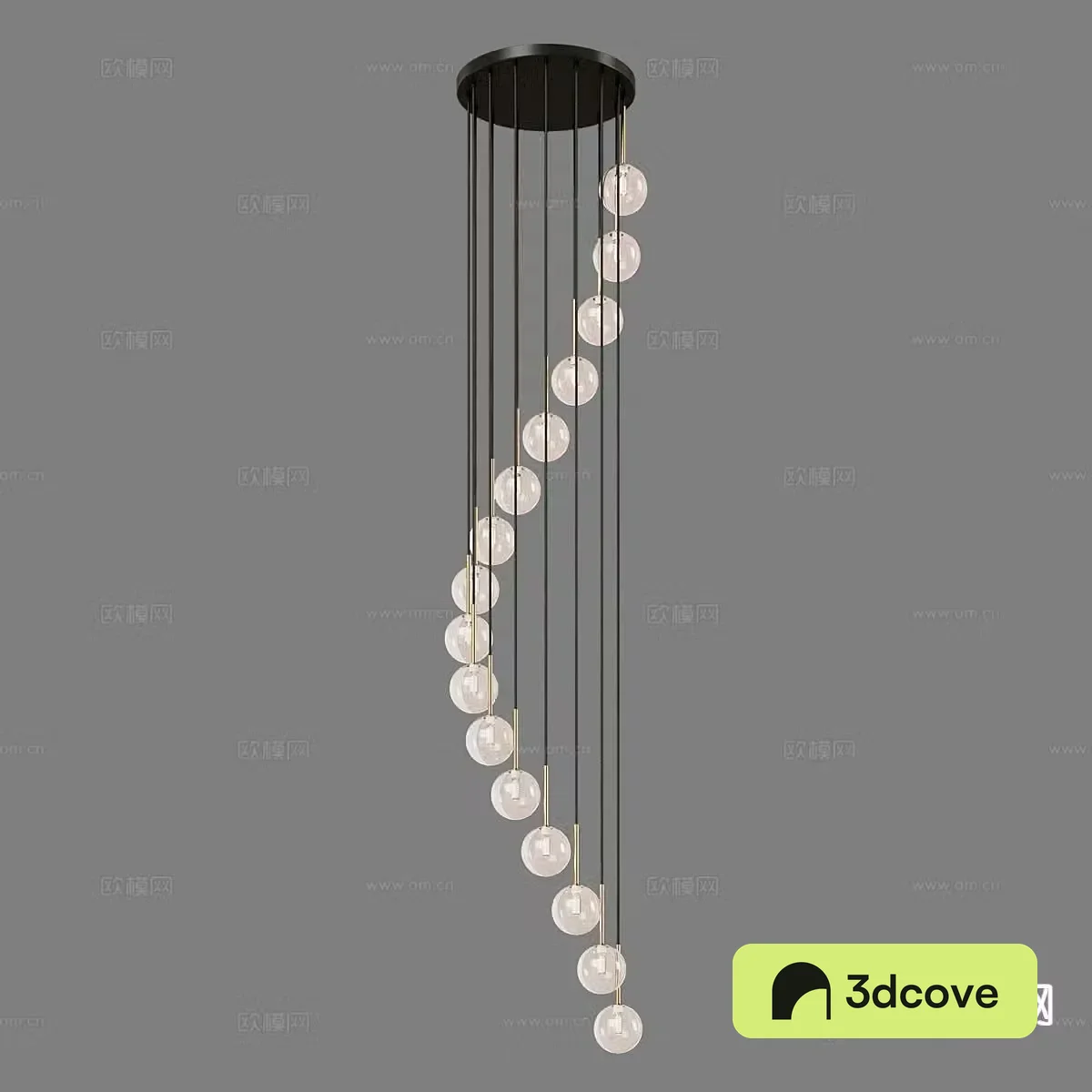 small ball chandelier