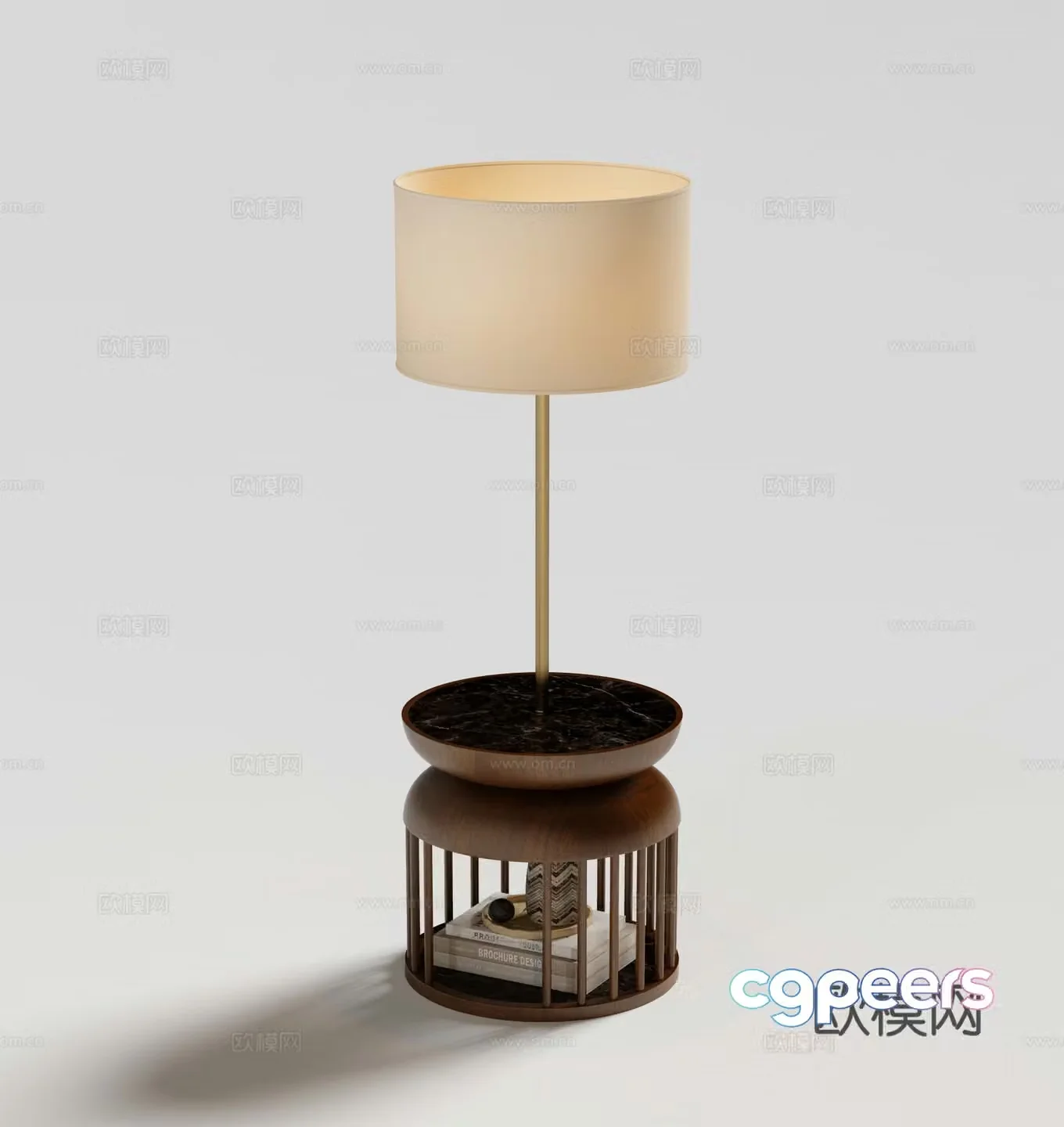 Modern floor lamp 3d model