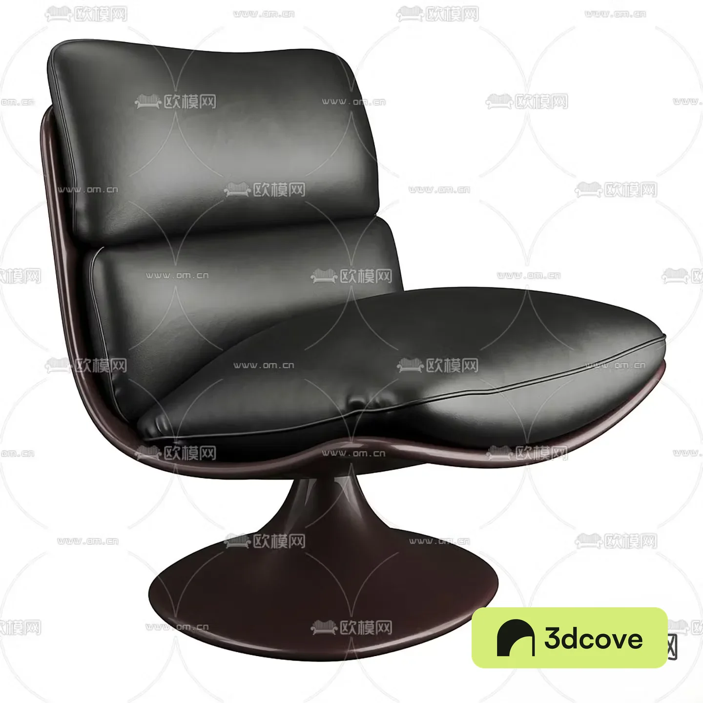 Pattie modern leather chair