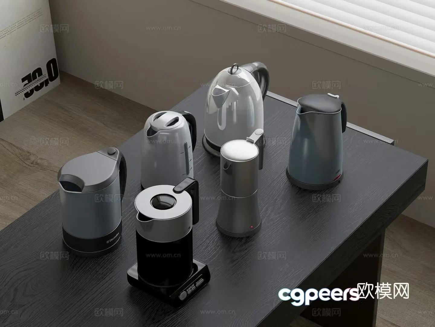 Kettle Electric Kettle Kettle 3D Model