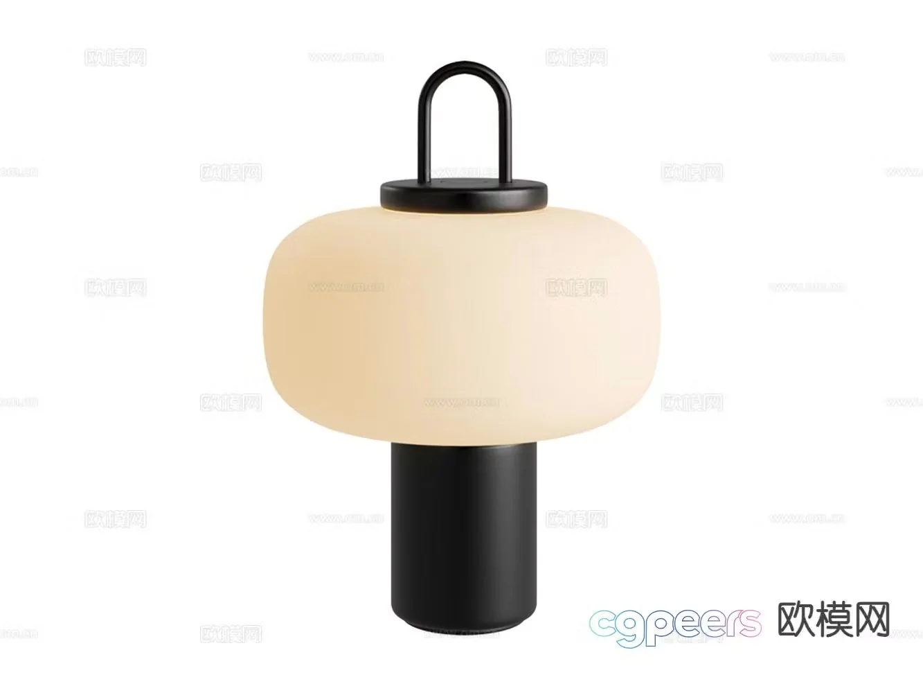 Minimalist desk lamp 3d model