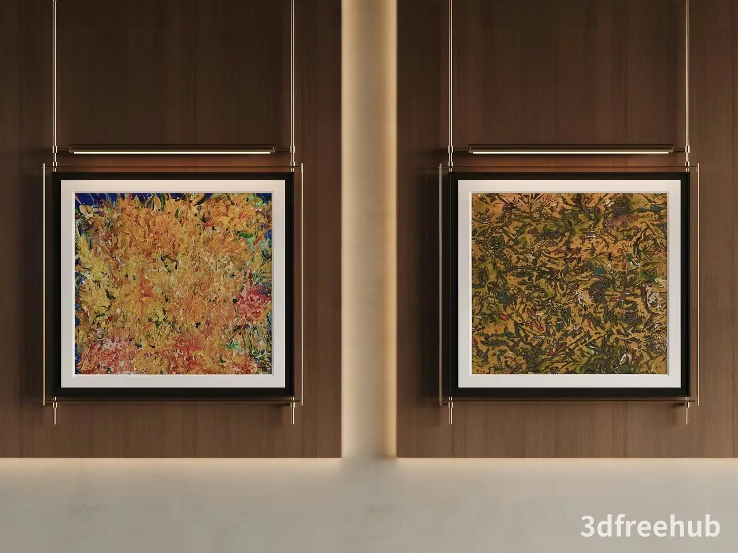 Artwork On Wall 3D Model – 20477 – VRAY Render
