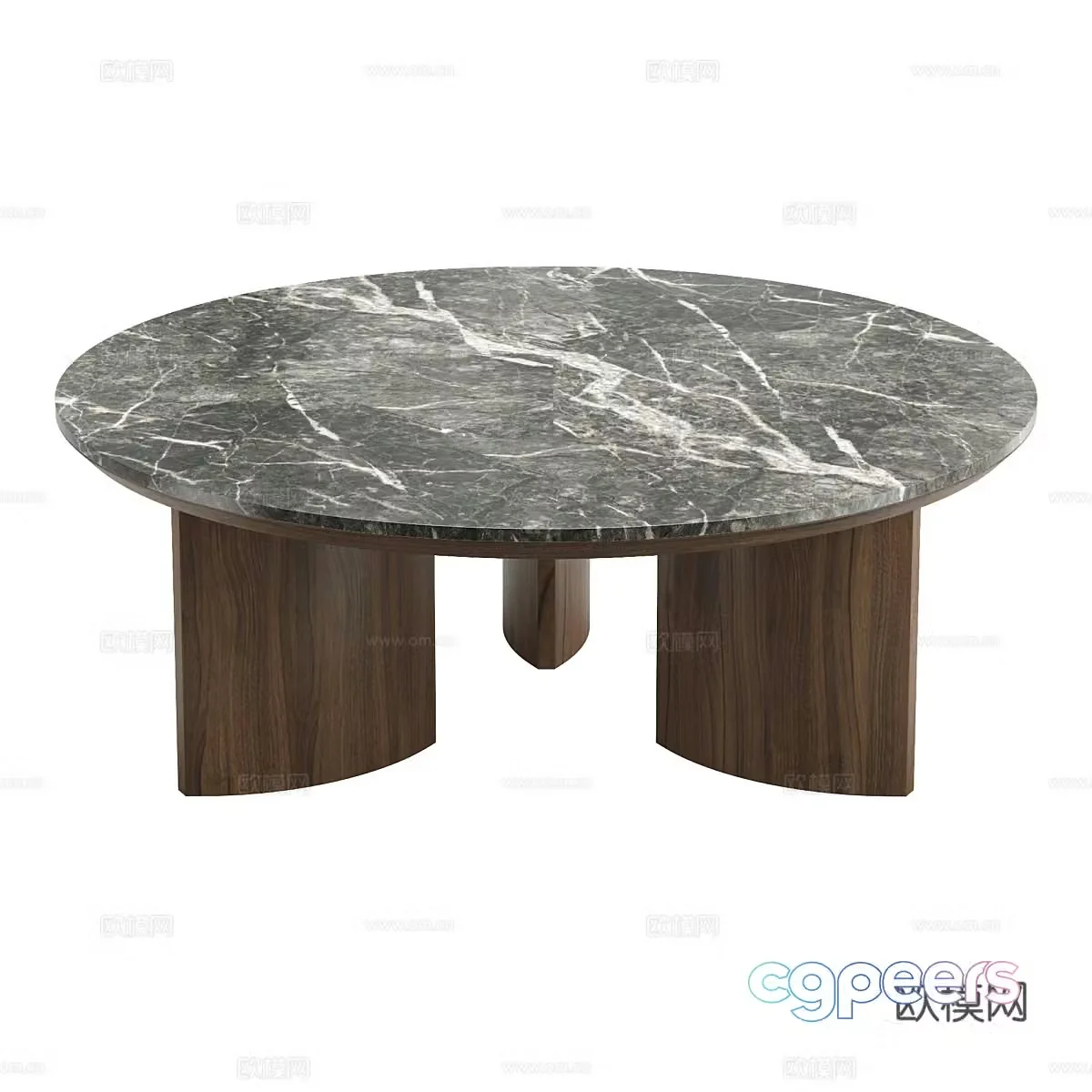 Nordic simple tea table coffee table simple tea table living room tea table decorative tea table round tea 3D model