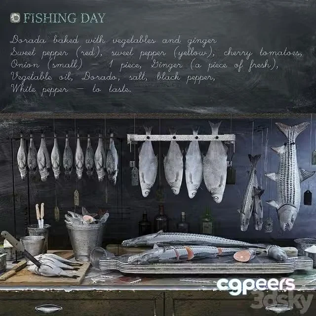3ds Max Free – Fishing day