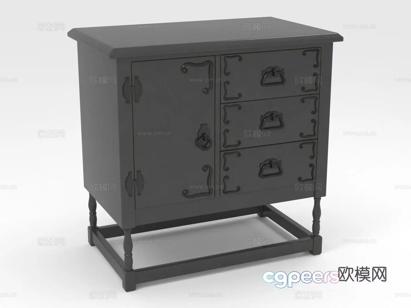 Chest of drawers chest of drawers storage cabinets wooden cabinets cabinets 3D model