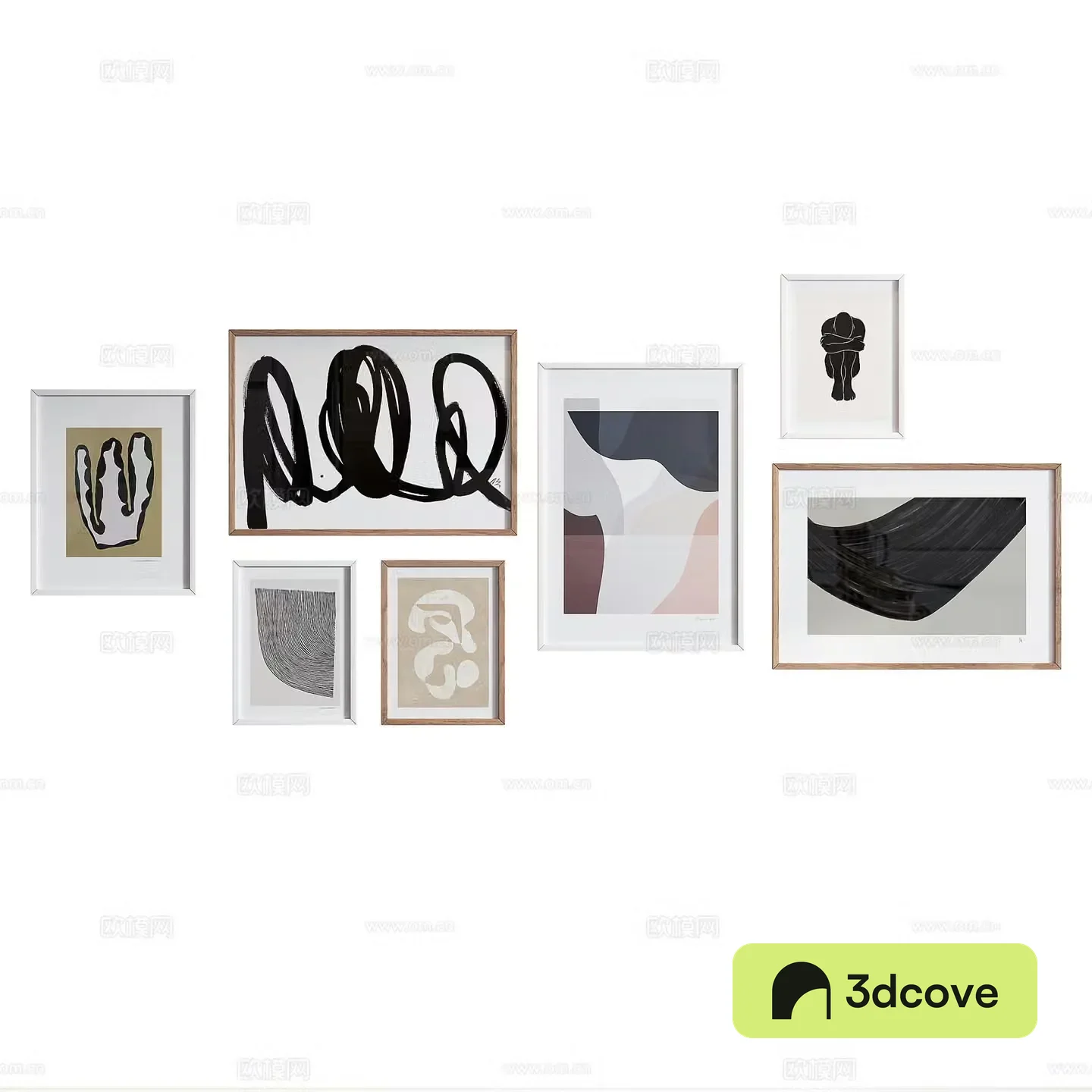 Nordic hanging painting combination