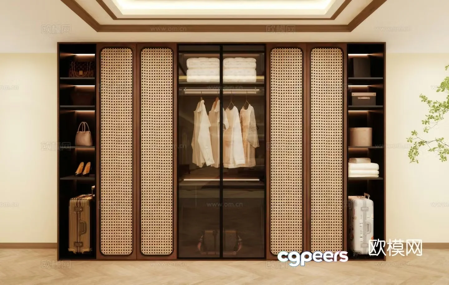 Wardrobe wardrobe wardrobe renderings wardrobe design wardrobe furniture 3d model