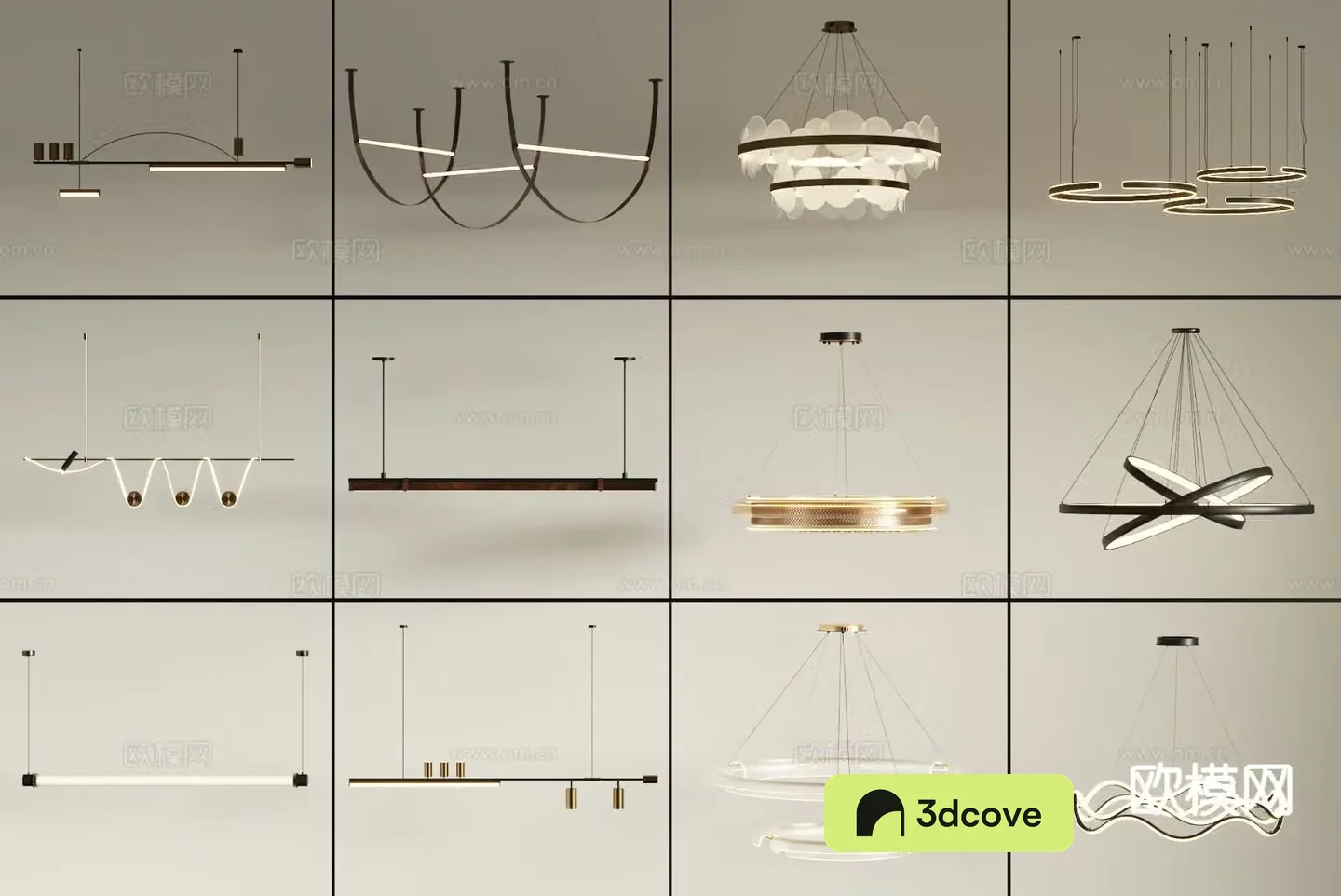 Modern chandelier