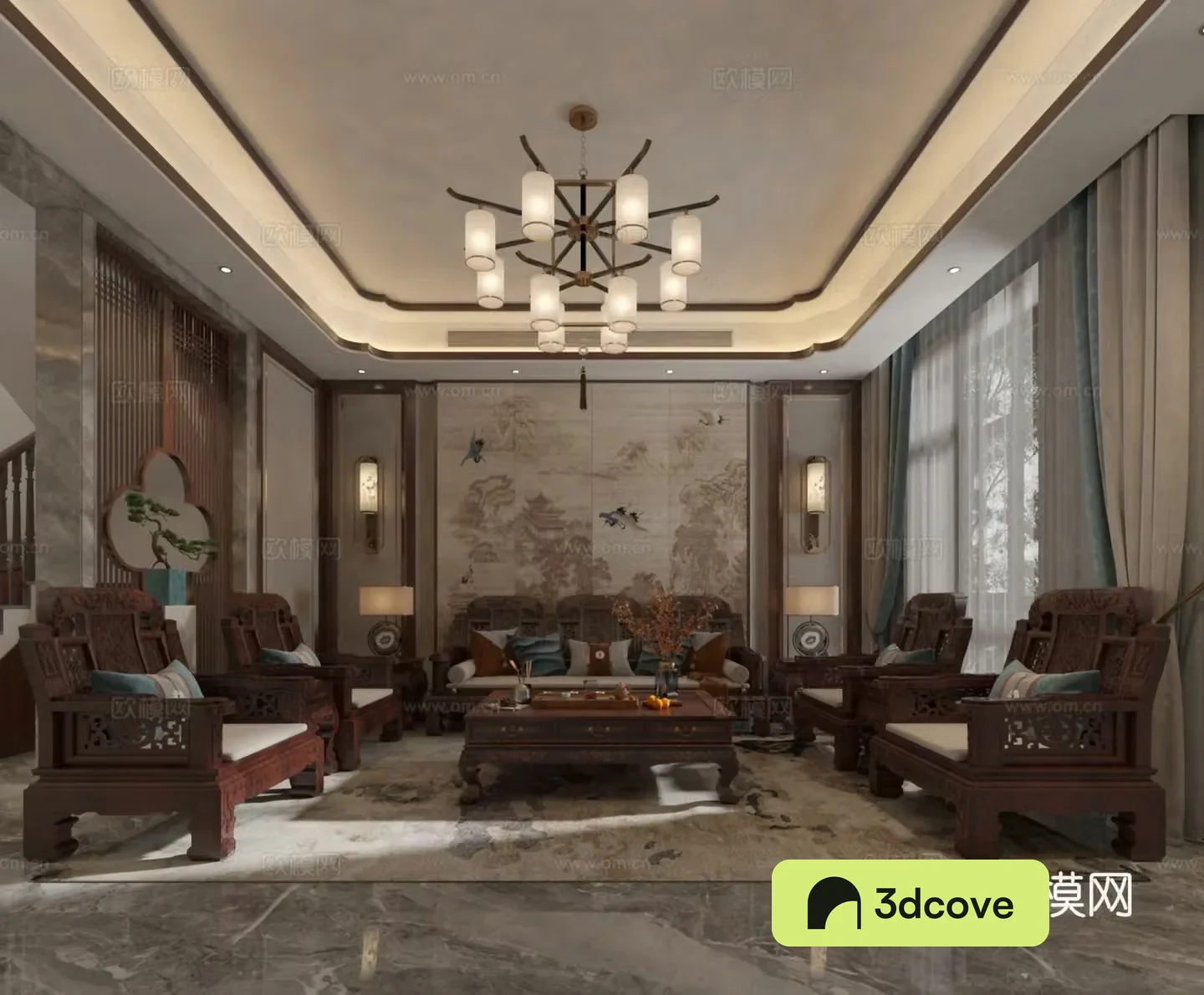 Living and dining room