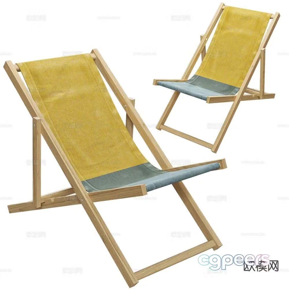 Weltevree lounge chair 3d model